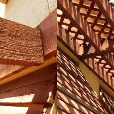 Custom Pergola Beams 